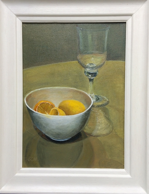 Glass lemons bowl - 6
